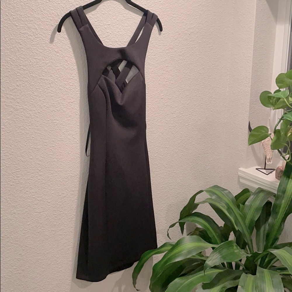 Sexy GUESS little black dress with strappy detail